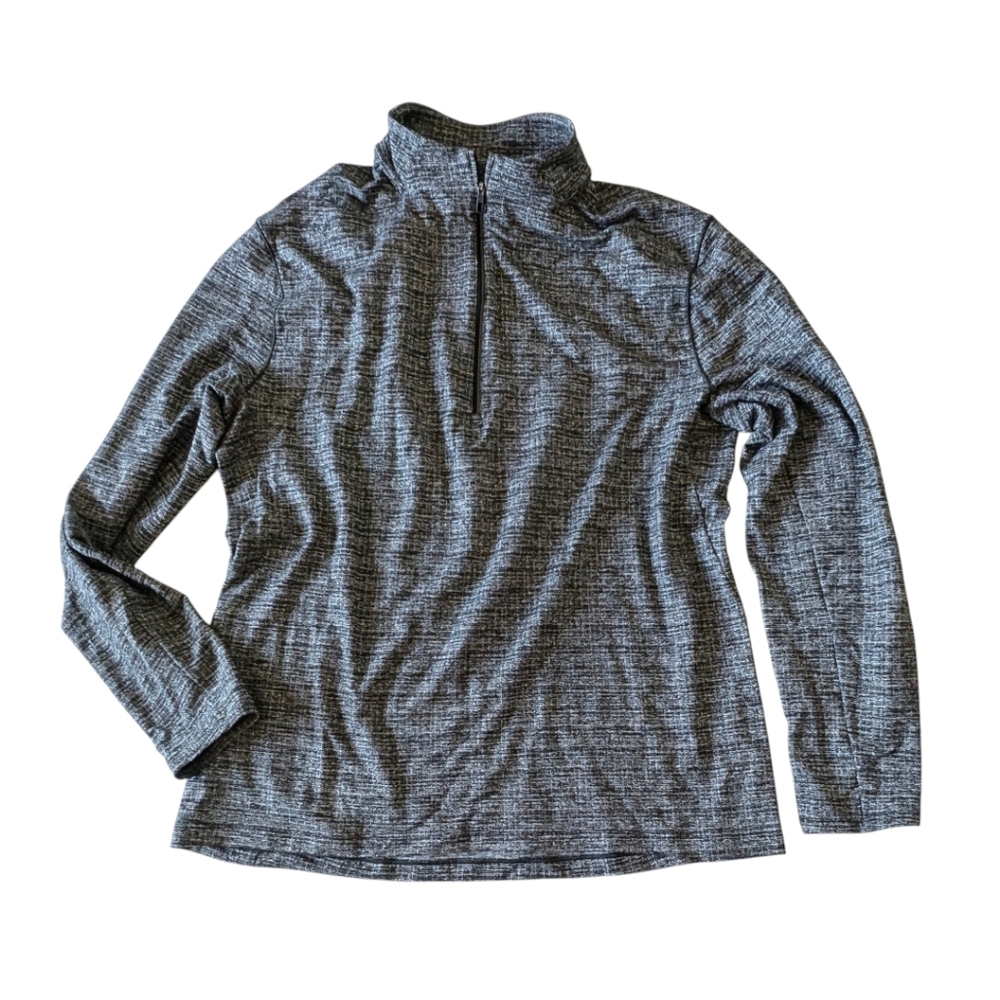 Lululemon Surge Warm 1/2 Zip Men' Top Gray Long Sleeve Pullover sweatshirt  XL